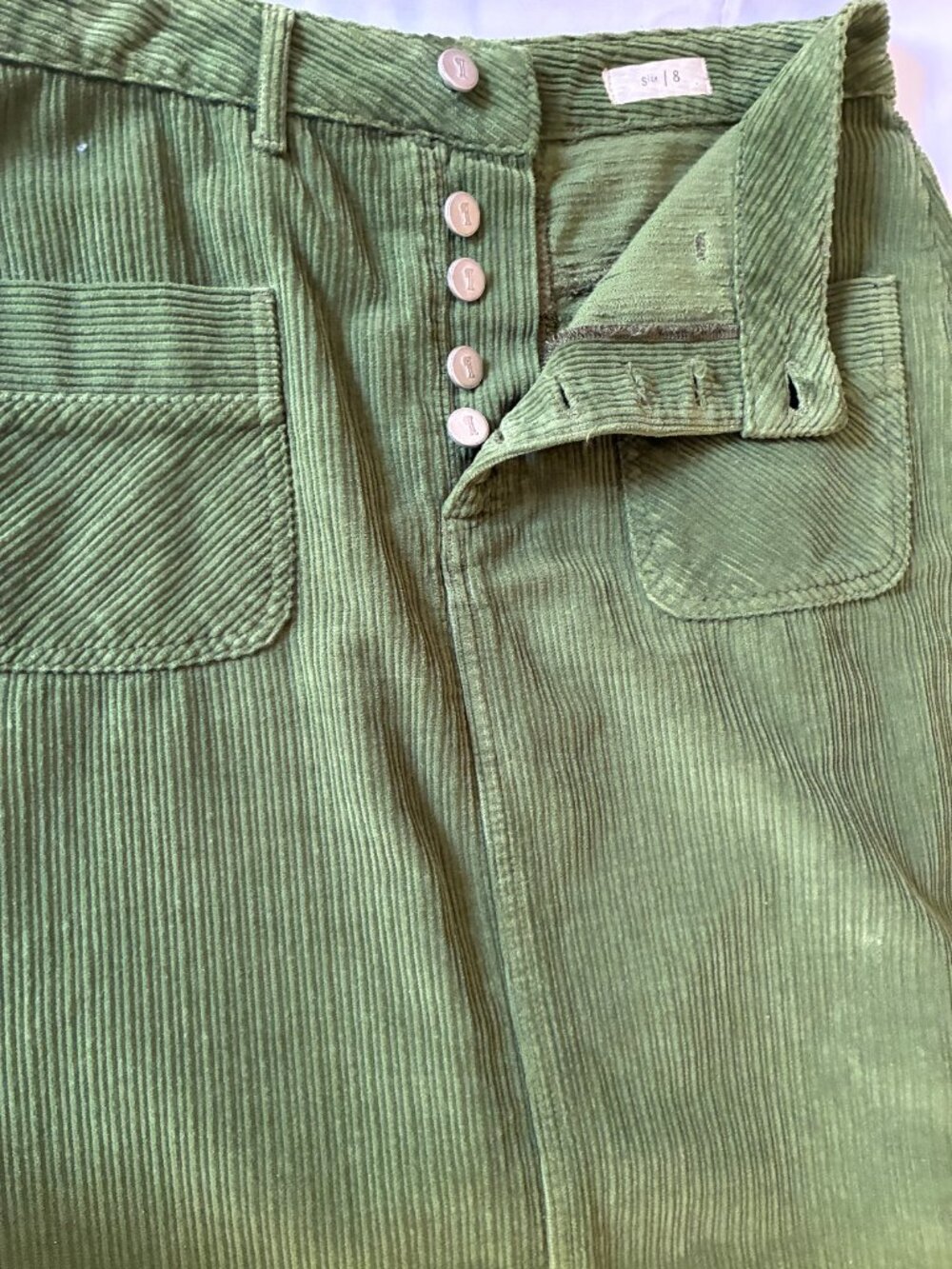 Anthropologie Pilcro Corduroy Pencil Skirt - Picture 5 of 12